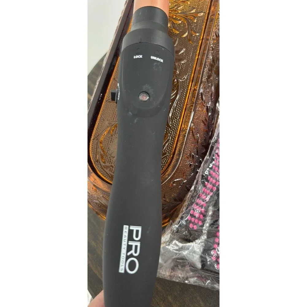 Pro Beauty Tools 3-in-1 Copper Ceramic Curling Wand Set Kit Gold/Black